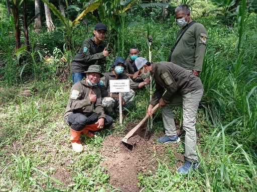 KPH Probolinggo lakukan Penanaman Pohon Bersama dalam rangka Penyelamatan Sumber Mata Air